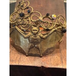 Unique Handmade Wire Wrapped Bat Bracelet - Oddity/Spiritual/One of a Kind